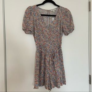 American Eagle Floral Romper NWT